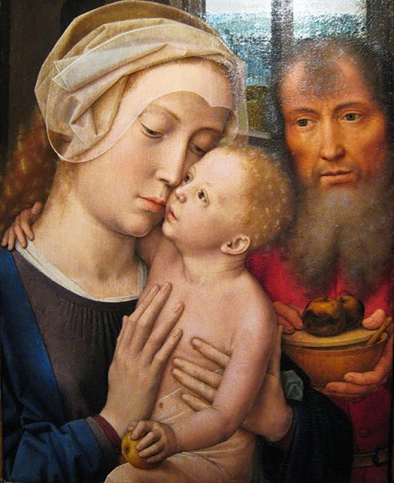 The Holy Family - Flemish painting